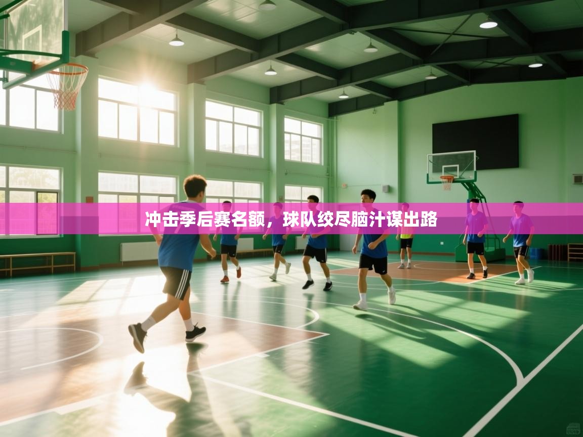 冲击季后赛名额,球队绞尽脑汁谋出路 第1张