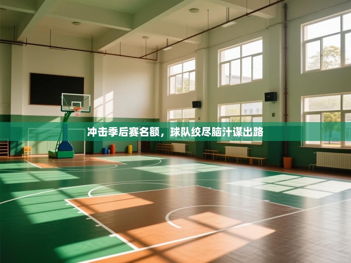 冲击季后赛名额,球队绞尽脑汁谋出路 第2张